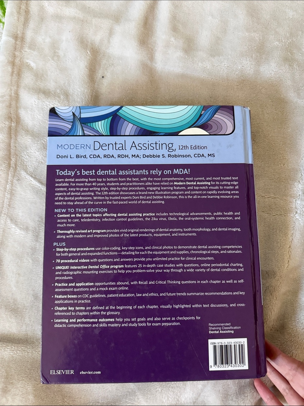 Modern Dental Assisting Textbook - Purple/Blue - Picture 2 of 4